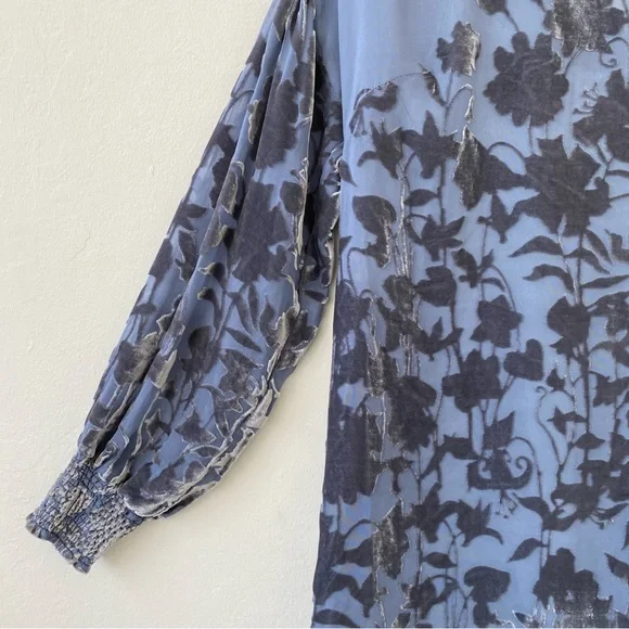 Johnny Was/ For love&Liberty Sheer Velvet Floral Dress
